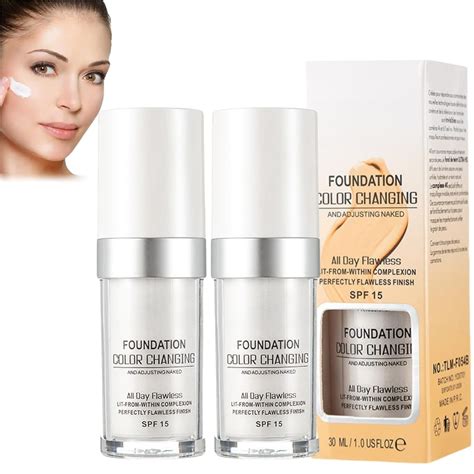 Colour Changing Mature Skin Foundation New Hydrating Color