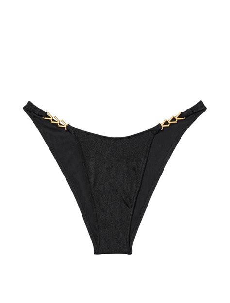 Victoria S Secret Chain Strap Cutout Bikini Top Brazilian Bikini Bottom She