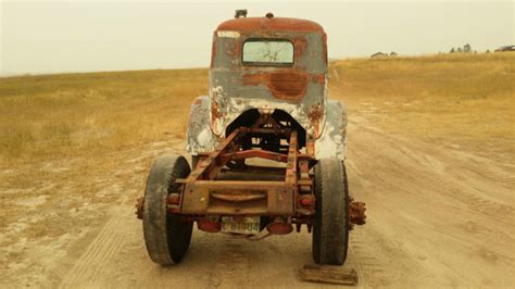 White Coe Cabover Snubnose Truck Kustom Hot Rat Rod Lead