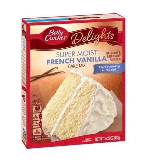 Betty Crocker Super Moist French Vanilla Cake Mix 1525 Oz