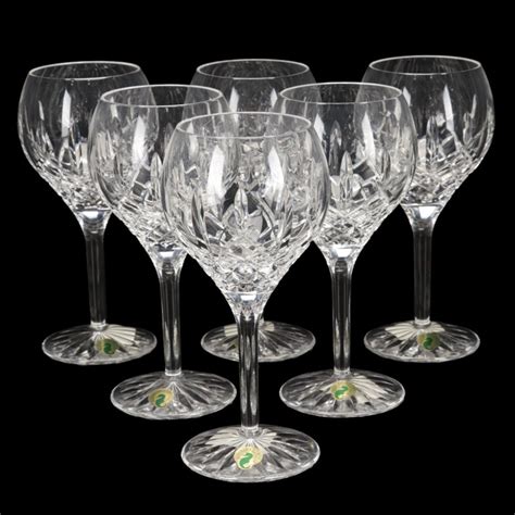 Waterford Crystal Araglin Traditions Water Goblets Ebth