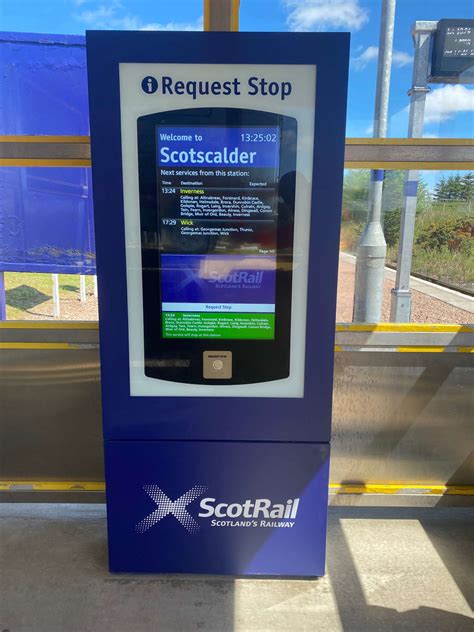 Request Stop Kiosk Trial To Begin At Scottish Railway Station