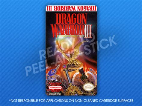 Dragon Warrior Iii Retro Game Cases 🕹️