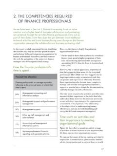 competencies required  finance professionals