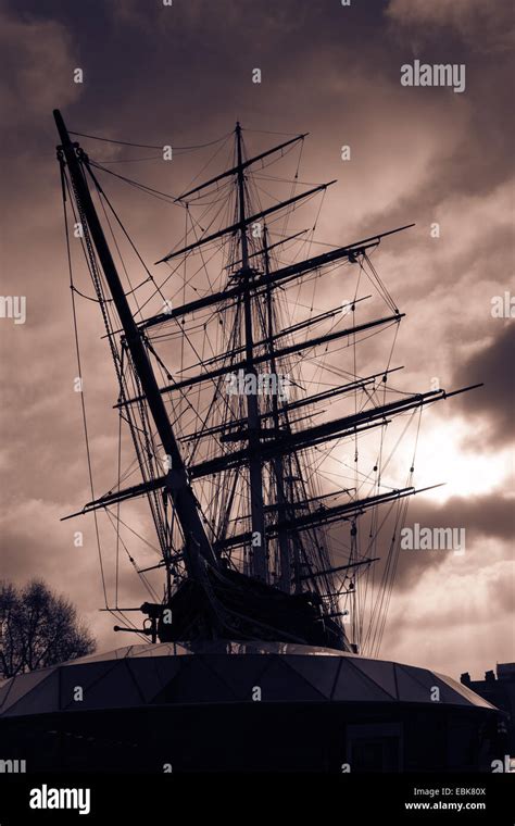 Historic Sailing Ship Cutty Sark Stock Photos And Historic Sailing Ship