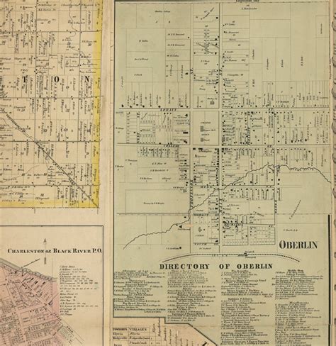 Map Of Lorain County With Lines