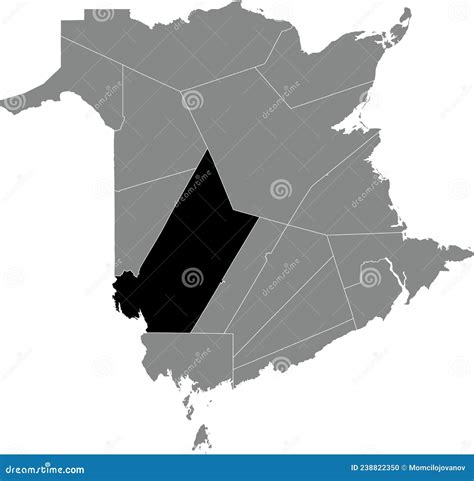 Locator Map of the YORK COUNTY Stock Vector - Illustration of counties