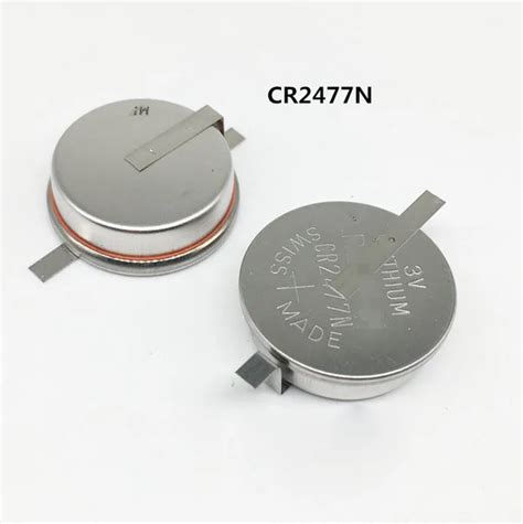 New Cr2477n Cr2477 3v 950mah High Temperature Lithium Battery T Button ...
