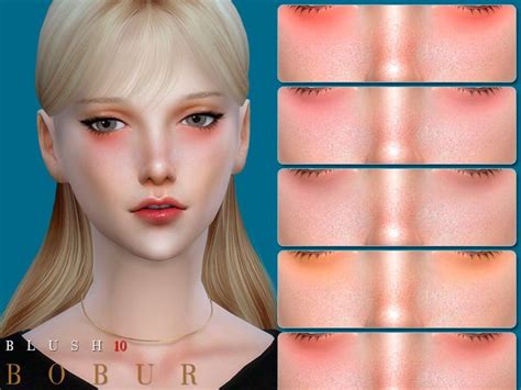 Bobur3 S Bobur Blush 10 Sims 4 Cc Makeup Sims 4 Body Mods Sims 4