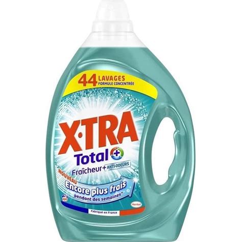 X TRA Total Fraîcheur Anti Odeurs Lessive liquide 44 Lavages 2 2