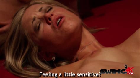 Swinger Couple Are Having A Sexy Massage Session In The Hot Tub Before Entering The Red Orgy