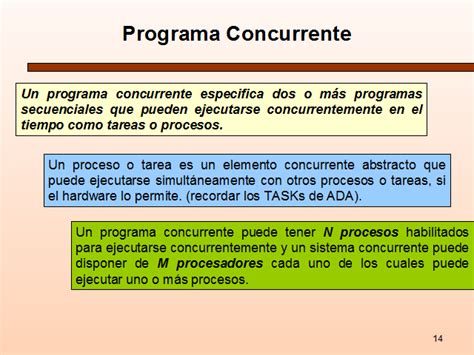 El escenario de la concurrencia página 2