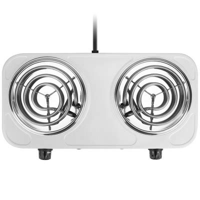 Imountek W Electric Double Burner Hot Plate Stove Portable Coil