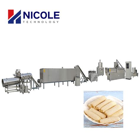 Industrial Core Filling Snacks Food Production Line Snack Extruder