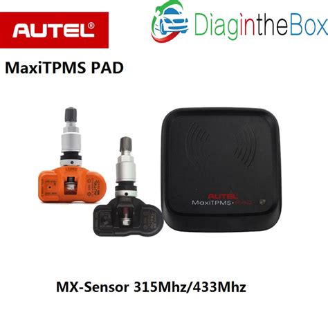 Autel MaxiTPMS PAD Tire Pressure Programming Sensor MX Sensor 433MHz ...