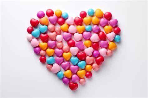 premium photo candy heart isolated