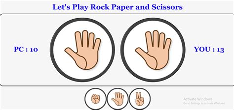 GitHub - AishwaryaAtWork/Rock-Paper-Scissors: This is a Rock Paper and Scissors gaming ...