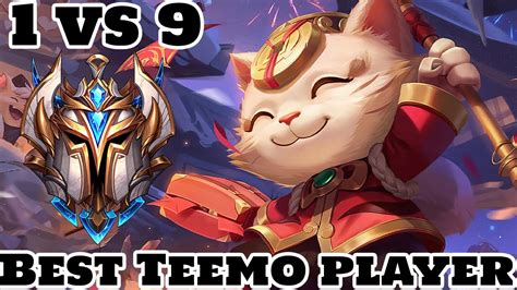 Wild Rift Teemo Hypercarry Best Teemo Player Gameplay Rank Challenger