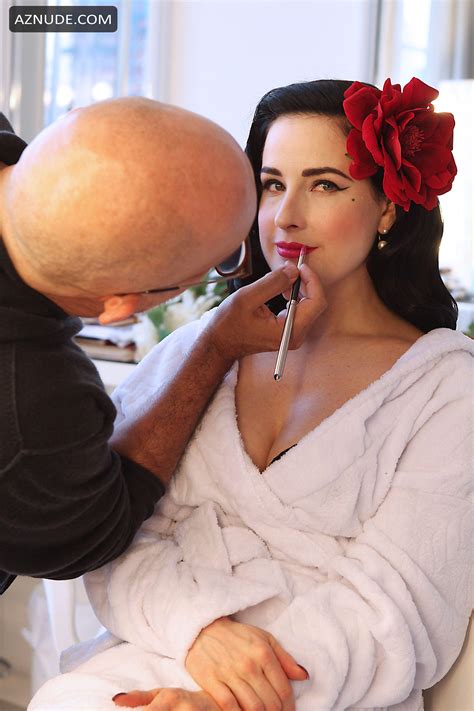 Dita Von Teese Sexy By Jennifer Mitchell Bts For Vintage Lingerie Aznude