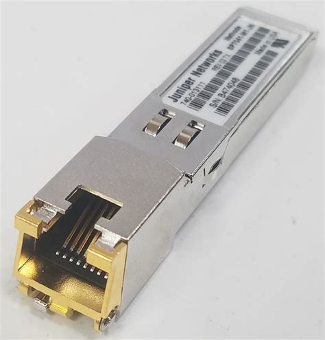 Juniper Networks 1000BASE-T RJ45 Copper 100m SFP Transceiver Module (10PK) (EX-SFP-1G-T-10PK)