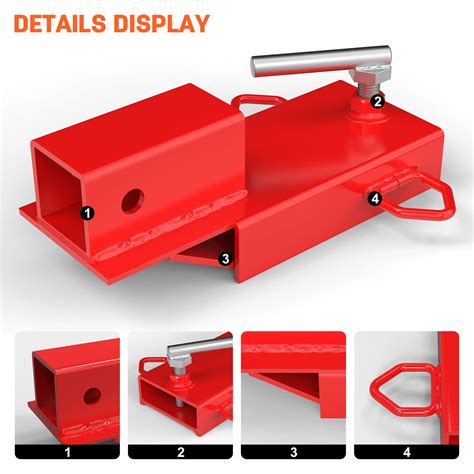 Snapklik.com : Sulythw Clamp-on Forklift Trailer Hitch Attachment - 2