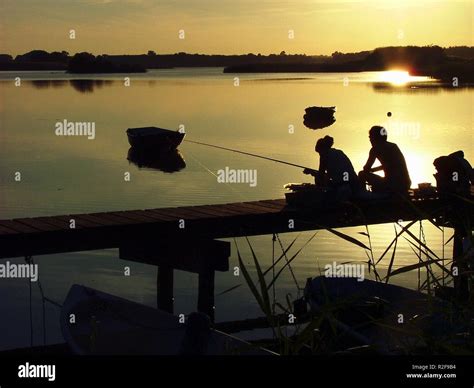 Fishing For Compliments Stock Photo Alamy