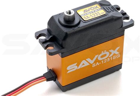 Savox Servo SA 1231SG Digital Coreless Motor Staal Tandwielen