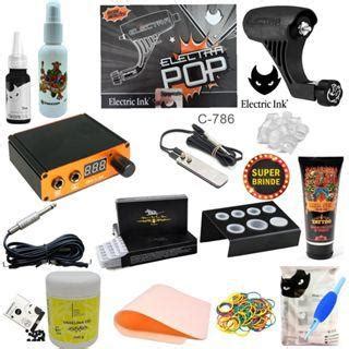 Kit De Tatuagem C M Quina Electra Pop Profissional Nacional