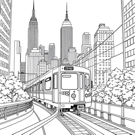 Best Metro Coloring Pages (Free Printable PDF)