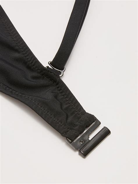 LCW DREAM Siyah Dolgusuz Düz Raşel Kumaş Bikini Üst S23975Z8 CVL LCW