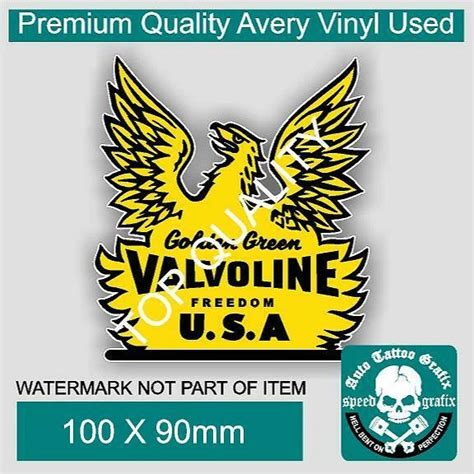 VINTAGE VALVOLINE DECAL Sticker Vintage Americana Hot Rod Rat Rod Retro Stickers PicClick AU