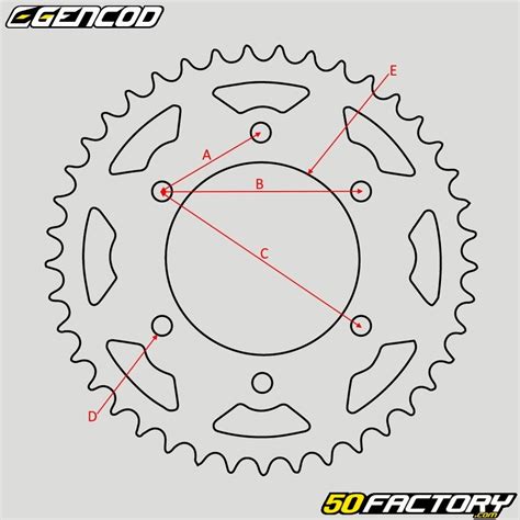 Corona 60 Denti In Alluminio 420 Derbi Aprilia Gilera Peugeot