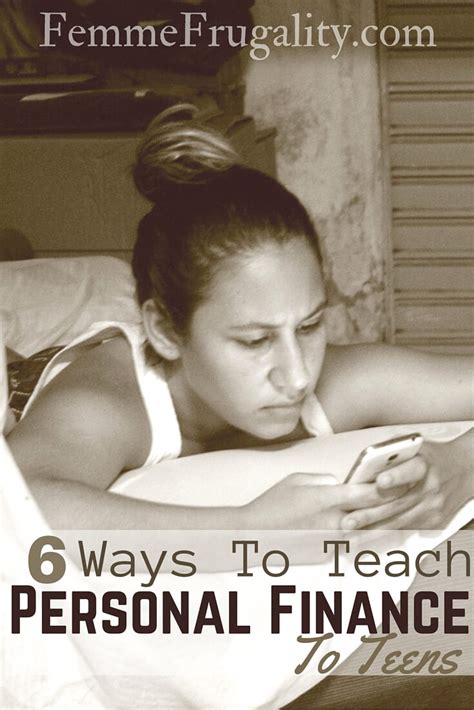 tools  teach personal finance  teens femme frugality