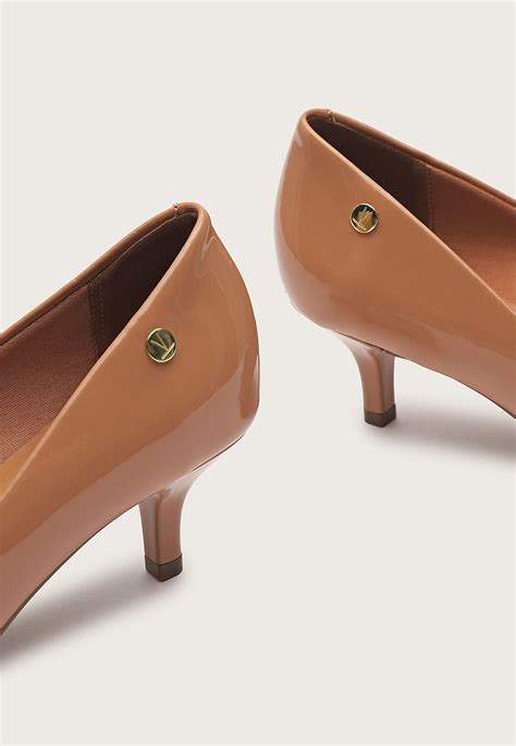 Scarpin Vizzano Verniz Nude Compre Agora Dafiti Brasil