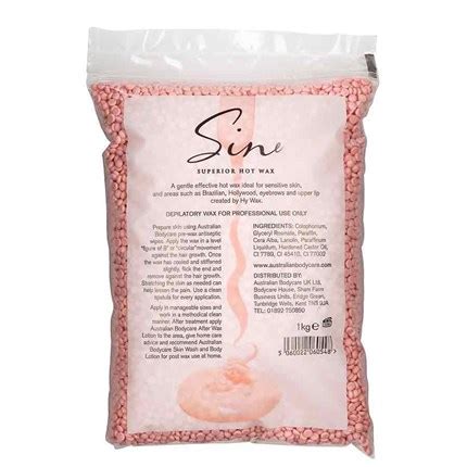 Hot Wax Pellets Kg Pink Sine Wax Australian Bodycare Capital Hair Beauty