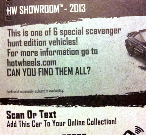 T Hunted O Que A S Rie Scavenger Hunts Da Hot Wheels