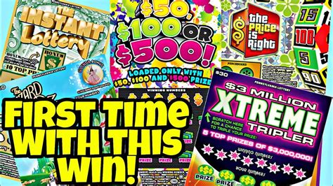 Pa Lottery Xtreme Tripler Instant Lottery Wizard Of Oz The Price