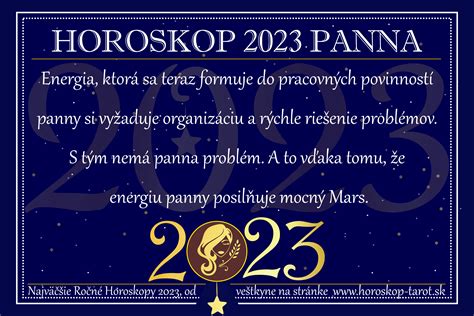 Horoskop 2023 Panna Veštba Rady na rok 2023 Zadarmo