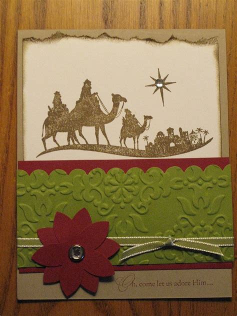 Christian Christmas Handmade Card Bethlehem By Stampinmemories