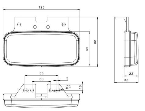 Фонарь габаритный Fristom FT-075 LED — AutoOptix