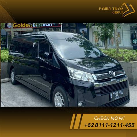 Sewa Hiace Premio Jakarta Tipe Standar Luxury Dan Vvip