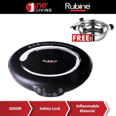 Rubine Electric Induction Cooker RIH ENSO BL Shopee Malaysia