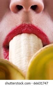 Sex Symbol Women Sucking Eating Banana Stock Photo 66631747 Shutterstock