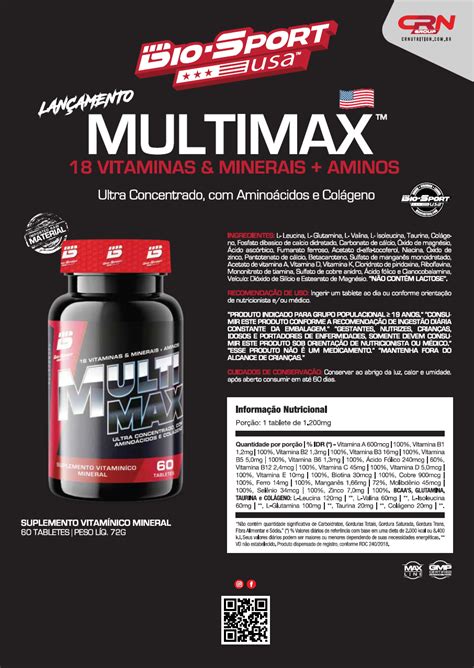 Strong Power Suplementos MULTIMAX COMPLEX 60 CAPSULAS