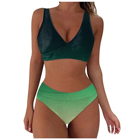 MKLEKYY Trajes De Baño Mujer 2 Piezas Women S Fashion Sexy Swimsuit Bikini Cute Girl Style