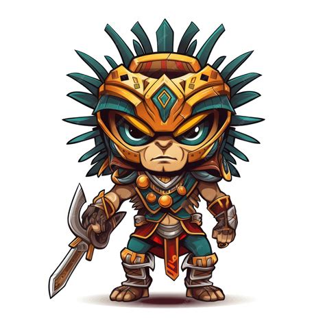 Premium AI Image | Aztec Jaguar Warrior Costume Mexico