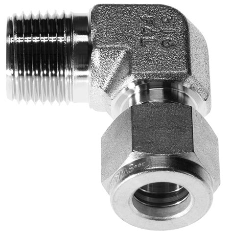 Ideal Spectroscopy Swagelok Ss 600 2 6 Tube Fitting 90° Npt Elbow 38 In Male Npt To 38 In