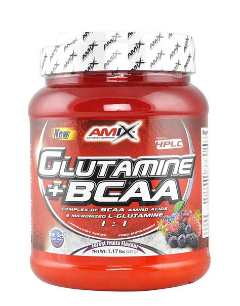 Glutamine BCAA Poudre Par AMIX 500 Grammes