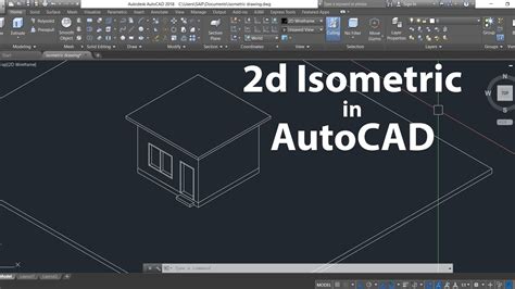 Isometric Drawing in AutoCAD || 2d Isometric in AutoCAD - YouTube