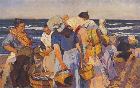 Grabados De Calidad Del Museo Fisherwomen 1911 De Joaquin Sorolla Y